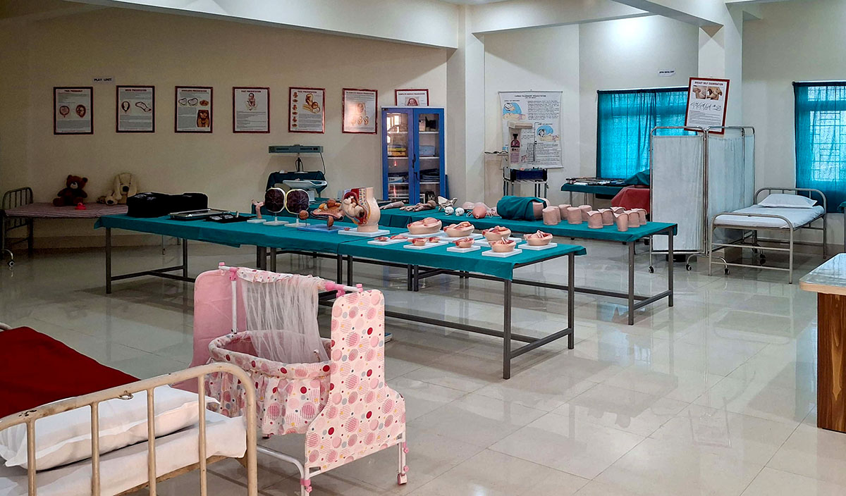 ANM Students in OBG Lab Training